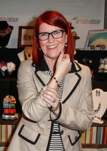 Kate Flannery - NBC's "The Office" (Meredith Palmer) with Julie Ellyn Designs.