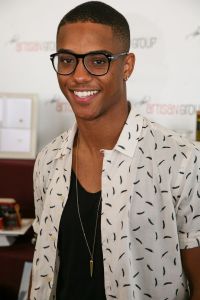 Keith Powers of "Fear the Walking Dead" and "Straight Outta Compton" with <a href="https://www.facebook.com/BoyCherie/" target="_blank">Boy Cherie</a>.