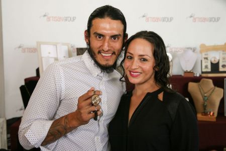 Richard Cabral of "American Crime" (Nominated - Best Supporting Actor in a Limited Series) with <a href="https://www.facebook.com/debrasdivinedesigns/" target="_blank">Debra's Divine Designs</a>.