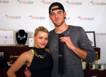 Witney Carson of "Dancing with the Stars" (Nominated Show: Reality Competition Series) with <a href="https://www.facebook.com/escottoriginals/" target="_blank">e. scott originals</a>.