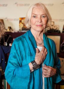 Ellen Burstyn, EMMY NOMINEE, Supporting Actress in a Miniseries or Movie, “Flowers in the Attic”; “Louie,” “Big Love," "That's Life,” "Requiem for a Dream," "The Five People You Meet in Heaven", with <a href="https://www.facebook.com/wristicuffs" target="_blank">Wristicuffs</a>.