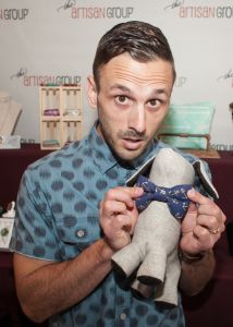 Adam McArthur of Star vs. The Forces of Evil with <a href="https://www.facebook.com/4blackpaws" target="_blank">Four Black Paws</a>.