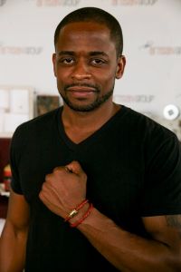 Dule Hill of HBO's "Ballers", and "The West Wing" with <a href="https://www.facebook.com/ScarlettSageDesigns/" target="_blank">Scarlett Sage Southland Designs</a>.