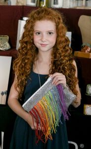 Francesca Capaldi of "Dog with a Blog" and "The Peanuts Movie" (Nominated Show: Children’s Program) with <a href="https://www.facebook.com/SmiLeStylebySusie/" target="_blank">Smile Style Shop</a>.