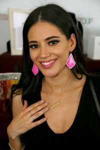 Edy Ganem of "Devious Maids" with <a href="https://www.facebook.com/DesignMeJewelry/" target="_blank">DesignMe Jewelry</a>.