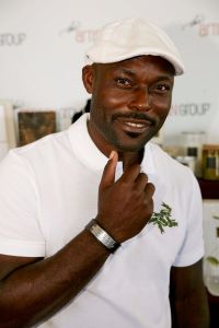 Jimmy Jean-Louis of "Heroes Reborn" with <a href="https://www.facebook.com/DesignMeJewelry/" target="_blank">DesignMe Jewelry</a>.