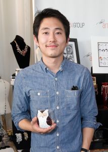 Steven Yeun is currently starring in the role of Glenn in The Walking Dead.