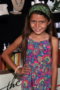 Alexys Sanchez of "Grown Ups" with Baby Button Tops.