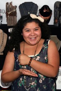 Raini Rodriguez of Disney's "Austin & Alley" with Jewels for Hope.