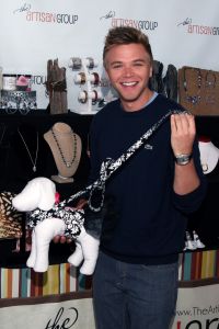 Brett Davern of "Awkward" with Sophisticated Pup.