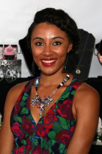 Fanny Pak member Tiffany Grant with SariBlue.