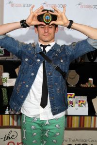 Fanny Pak member Matt Cady with Engelfelt Designs.