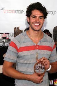 Jayson Blair of "The Hard Times of RJ Berger" with Jewelry by Saniki Creations.