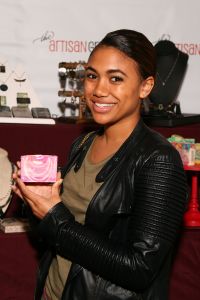 Paige Hurd of "Hawaii Five-0" with Bubbles Bath Boutique LLC.