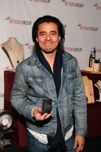 Antonio Jaramillo of "Shades of Blue" with THE RAVE 'N' IRON.