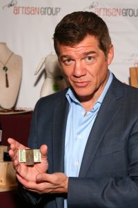 Matthew Glave of "Girlfriend's Guide to Divorce" with THE RAVE 'N' IRON.