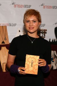 Dre Davis of "Pretty Little Liars" with The Nib and Quill By Kristi Baker.