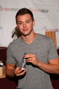 Chad Duell of "General Hospital" with Fiore Botanica.