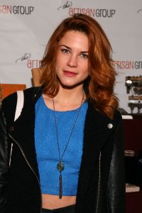 Courtney Hope of "Quantum Break" with Jewels for Hope.