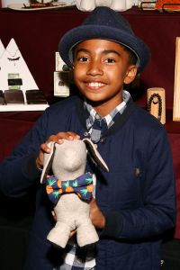 Miles Brown of "Black-ish" with Four Black Paws.