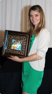 Spencer Grammer, best known for playing the leading role of Casey Cartwright in the series "Greek". *with a former promotions group.